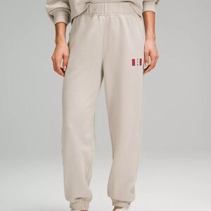 Team Canada Relaxed-Fit High-Rise Jogger *CPC Logo 
In Mojave Tan | Size 6